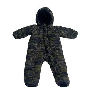 Hanna Andersson Green Camouflage Kids Bodysuit